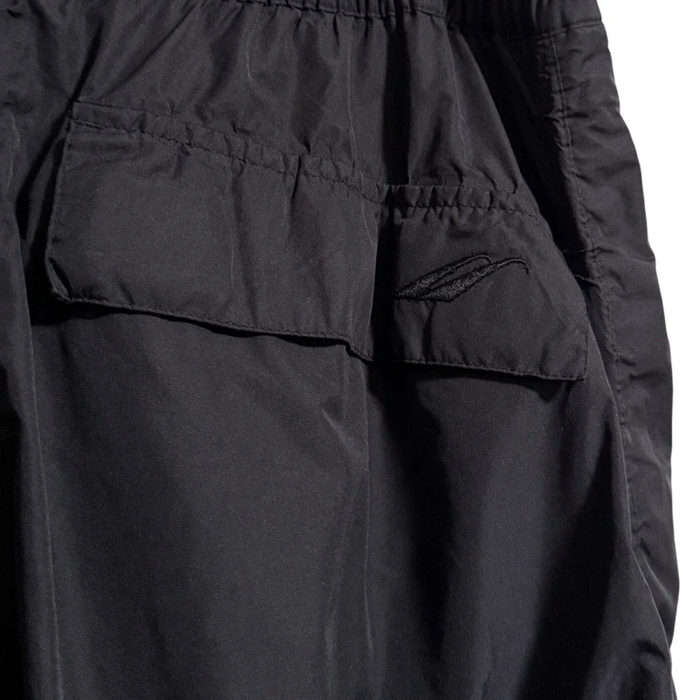 Glen Echo Golf Mens Black Mesh Lined Track Pants Windbreaker Ankle Zip Size‎ L